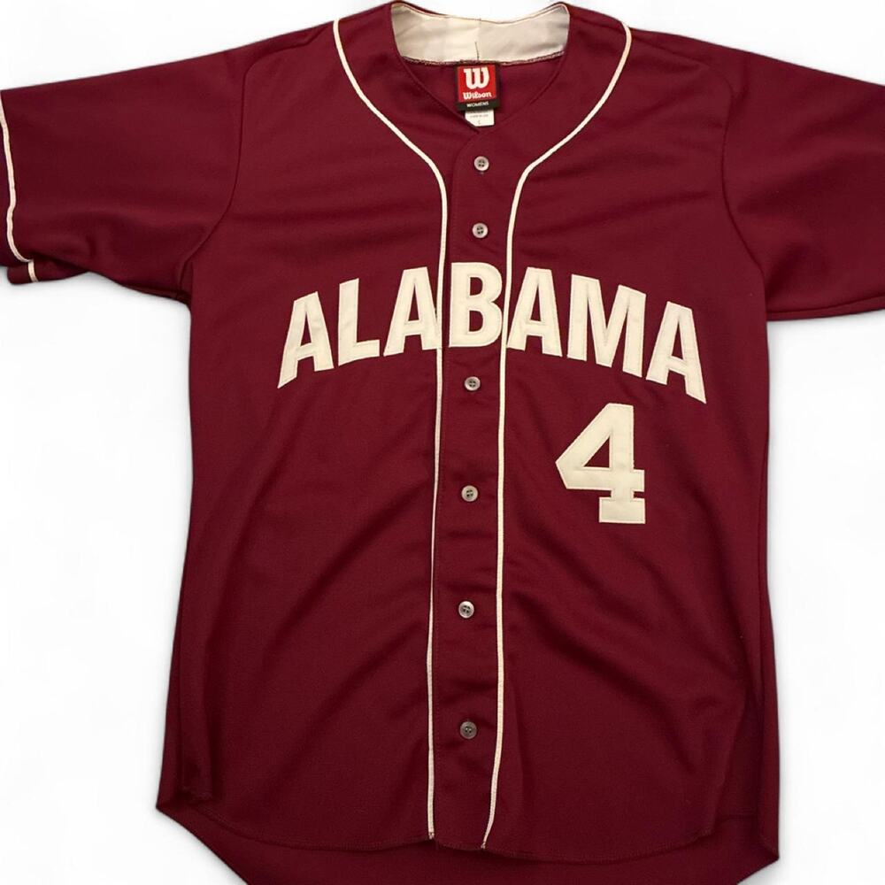 Vintage 1990s Wilson Alabama Crimson Tide baseball jersey